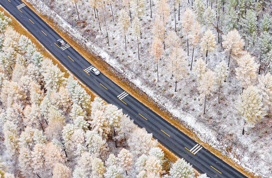 雪后的壩上風(fēng)景美如畫。 許豐攝