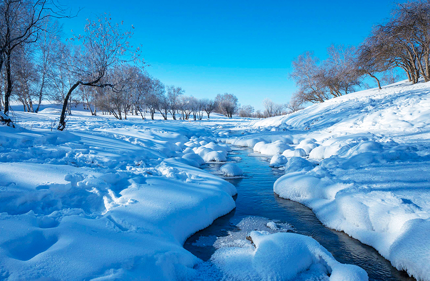 雪后的壩上風(fēng)景美如畫。 許豐攝