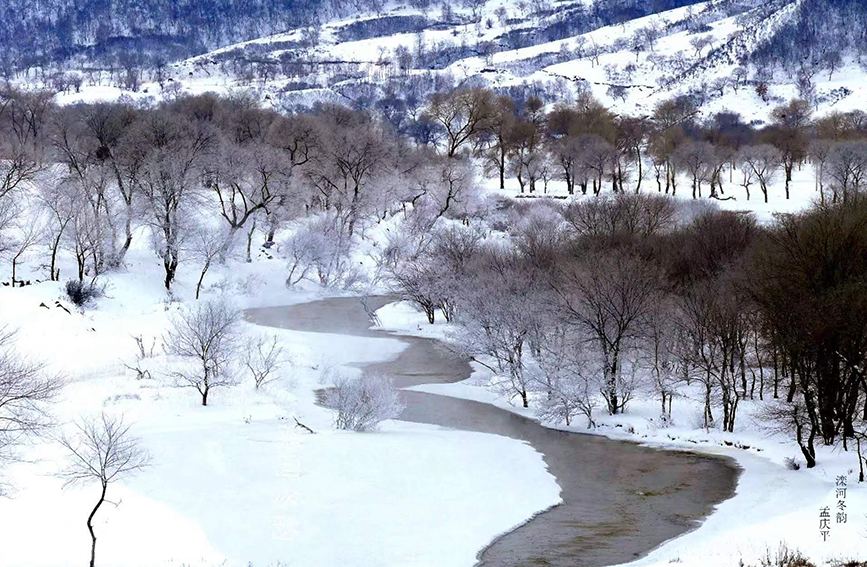 雪后的壩上風(fēng)景美如畫(huà)。 許豐攝