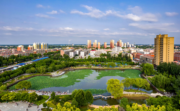 高陽縣一景。