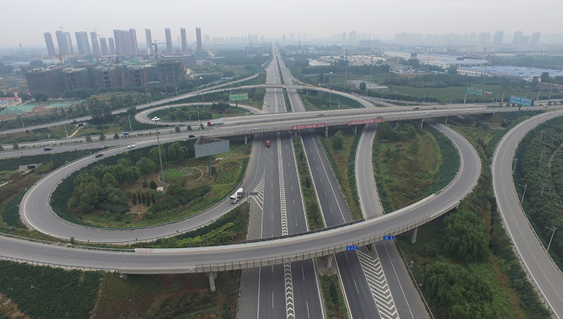 電谷立交橋（航拍圖）