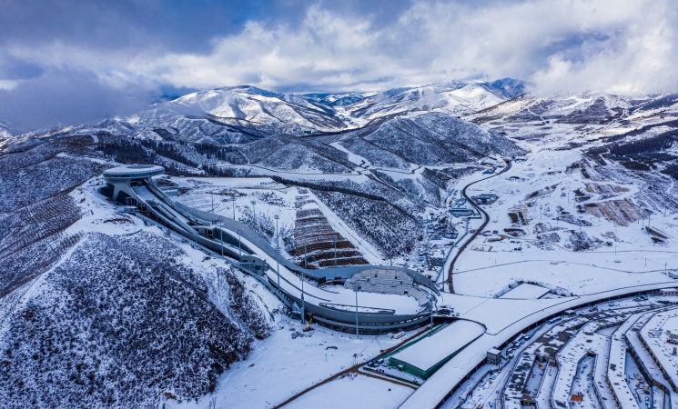 冬奧場館雪如意。馬曉龍攝